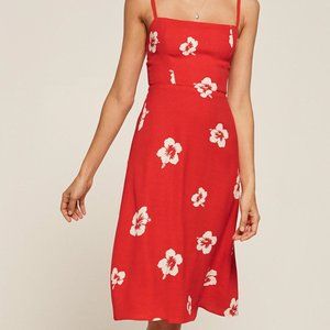Reformation Afternoon Dress in Honolulu Red Size 0